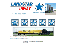 Tablet Screenshot of landstar-inway.com
